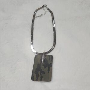 🦆 Camouflage Camo  Pendant Necklace 🦌